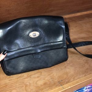 Authentic black vintage Gucci crossbody bag